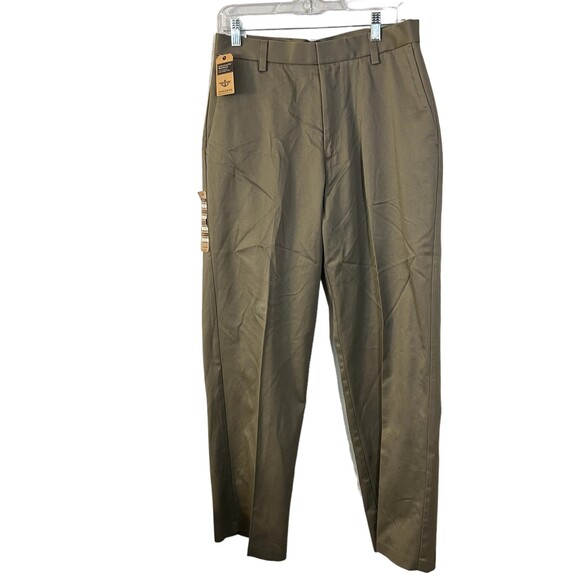 Dockers Signature Khaki Flat Front D3 Classic Fit Pants Tan Size 32 x 32 New - Picture 1 of 7